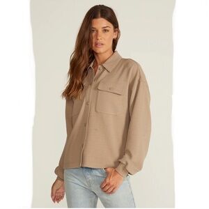 BYLT Basics Serene Shacket - Dune / M